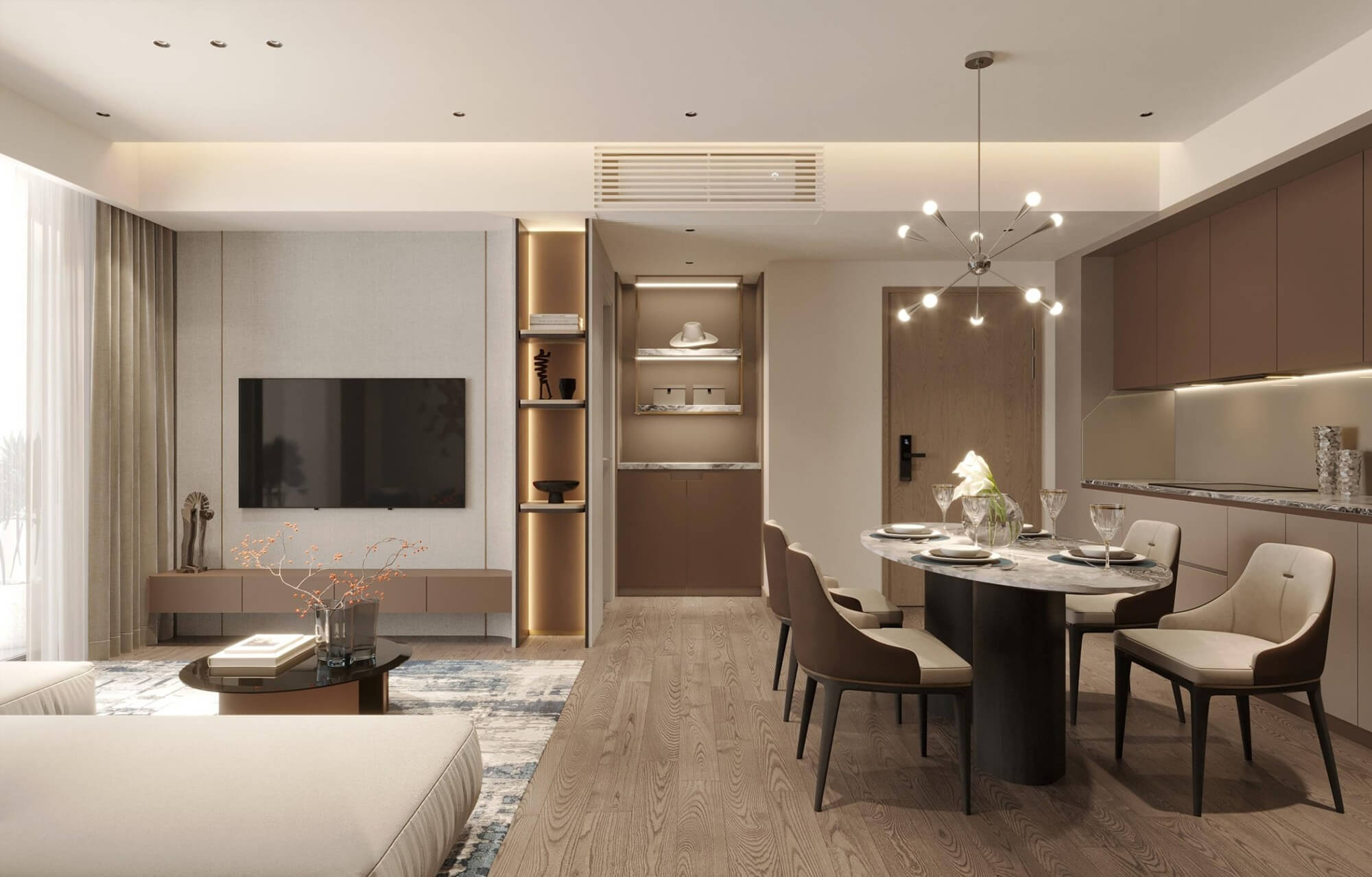 Căn hộ 2 phòng ngủ Aria Bay Hạ Long