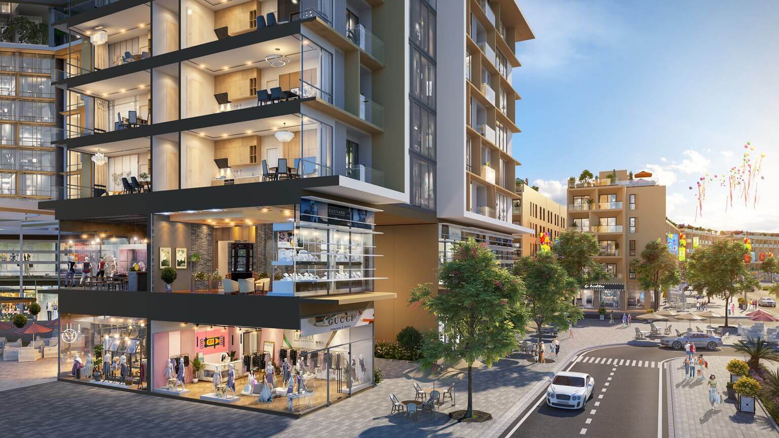 shophouse khối đế Aria Bay Hạ Long