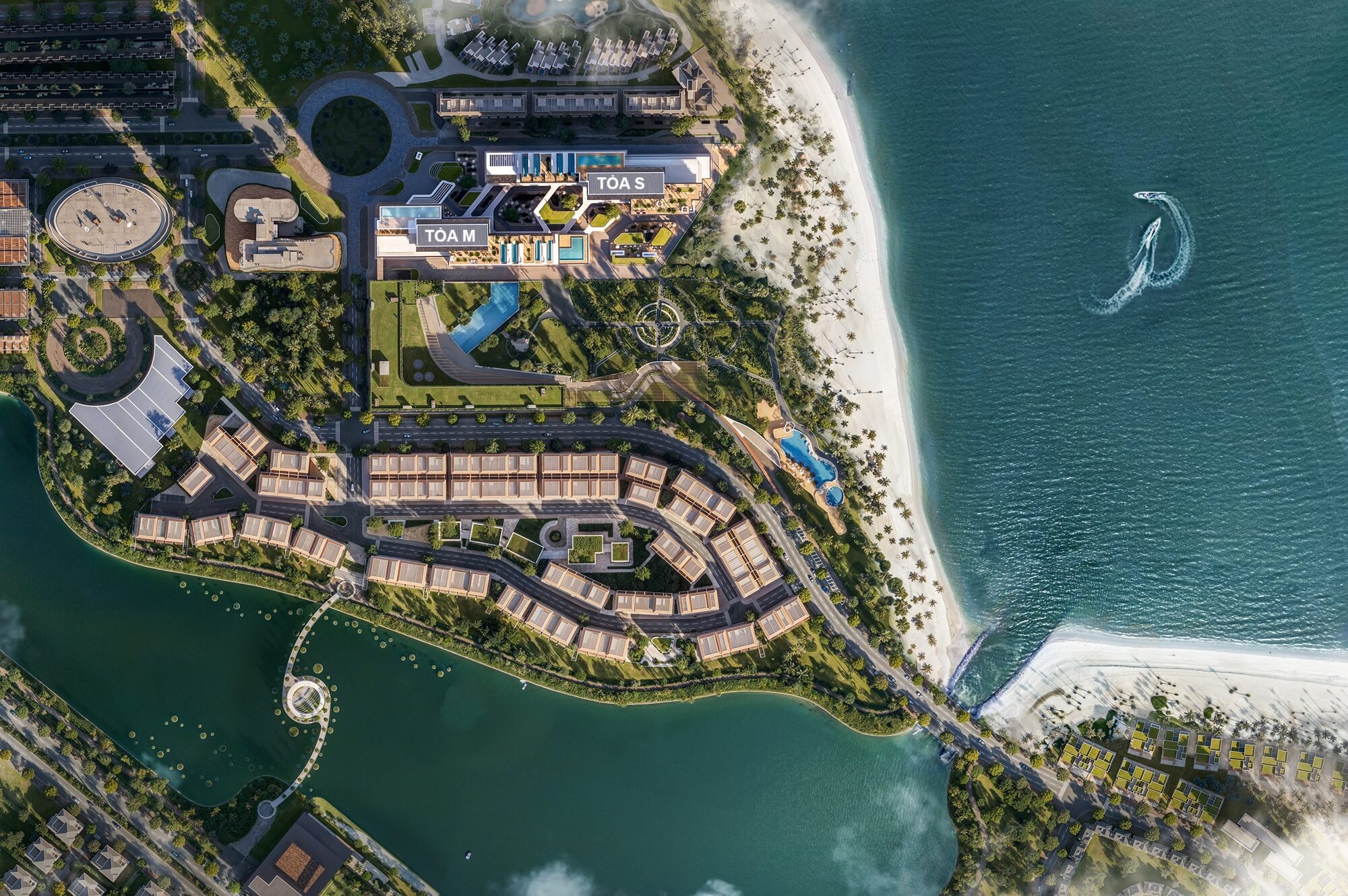 Mặt bằng tổng thể dự án Aria Bay Hạ Long